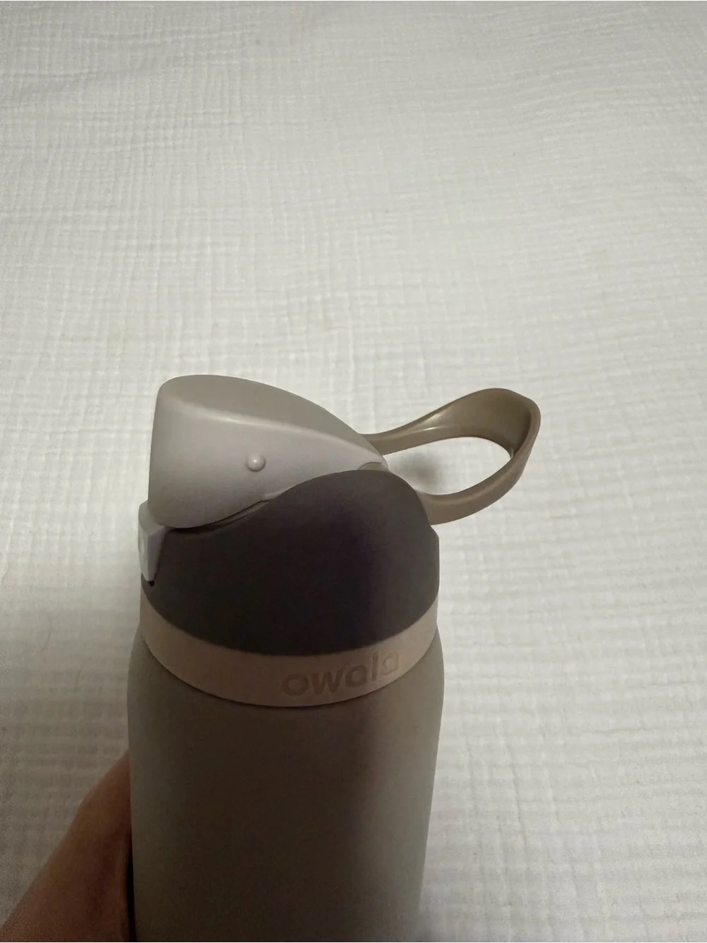 Owala Beige and Brown Insulated 32oz Water Bottle - Picture 5 of 7